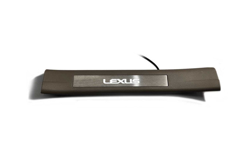 LED door sill plates for Lexus RX II XU30 2003+ with Lexus logo
