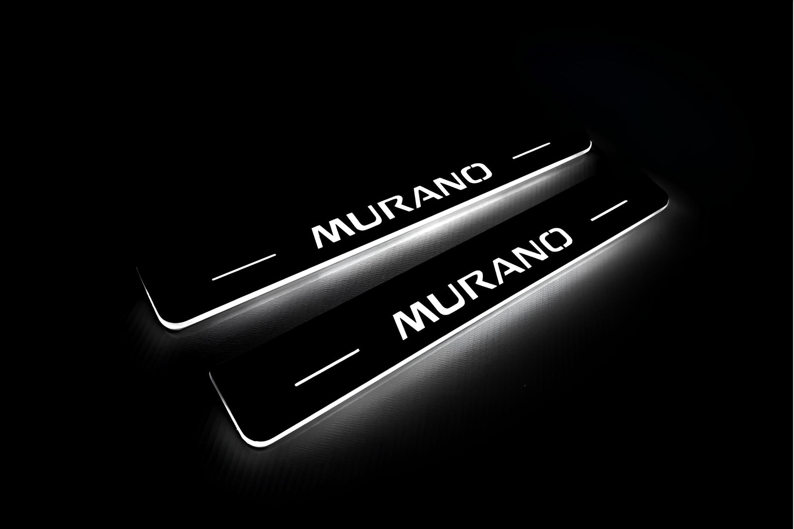 stainless steel door sill plates for Nissan Murano II 2008+ with Murano logo