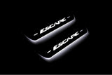 LED door sill plates Ford Escape III 2013+ stainless steel with Escape logo