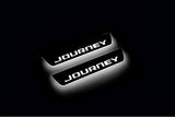 Dodge Journey 2009+ LED door sill plates with Journey logo