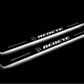 Illuminated LED Door Sill Tread Plates Dodge Charger 2023+ With Hellcat REDEYE Logo Dodge Led Door Sills opdesign