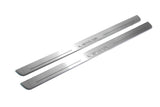 stainless steel LED door sill plates with Lexus GX I 2002+ with Lexus logo