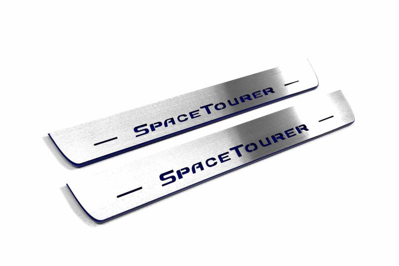 Citroen SpaceTourer 2016–Present — Stainless Steel LED Door Sills — SpaceTourer Logo