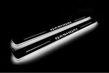 Nissan Qashqai III J12 2021+ LED door sill plates with Qashqai logo