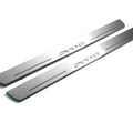 Illuminated LED Door Sill Tread Plates Chrysler 300C II 2011-2023 With 300C Logo Chrysler Led Door Sills opdesign