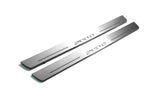 LED door sill plates stainless steel Chrysler 300C II LD 2011+ with 300C logo