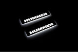 stainless steel door sill plates for Hummer H2 2002+ with Hummer logo