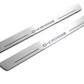 Illuminated LED Door Sill Tread Plates Citroen C-Crosser 2007-2012 With C-Crosser Logo Citroen Led Door Sills opdesign