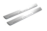 Infiniti G coupe 2008+ LED door sill plates with Infiniti logo