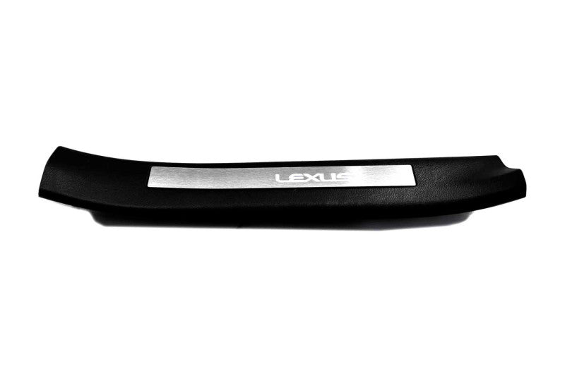 Lexus RX IV 2015+ stainless steel LED door sill plates with Lexus logo
