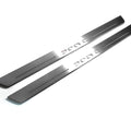 Illuminated LED Door Sill Tread Plates Chrysler 300C I 2005-2010 With 300C Logo Chrysler Led Door Sills opdesign