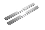 Mercedes GLS II X167 2019+ stainless steel LED door sill plates with AMG logo