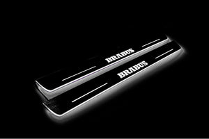 Mercedes-Benz GLS I X166 2015+ Stainless Steel LED Door Sills – Brabus