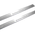Illuminated LED Door Sill Tread Plates Chevrolet Camaro VI 2016-2024 With Camaro Logo Chevrolet Led Door Sills opdesign