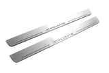 LED door sill plates Ford Escape III 2013+ in stainless steel with Escape logo