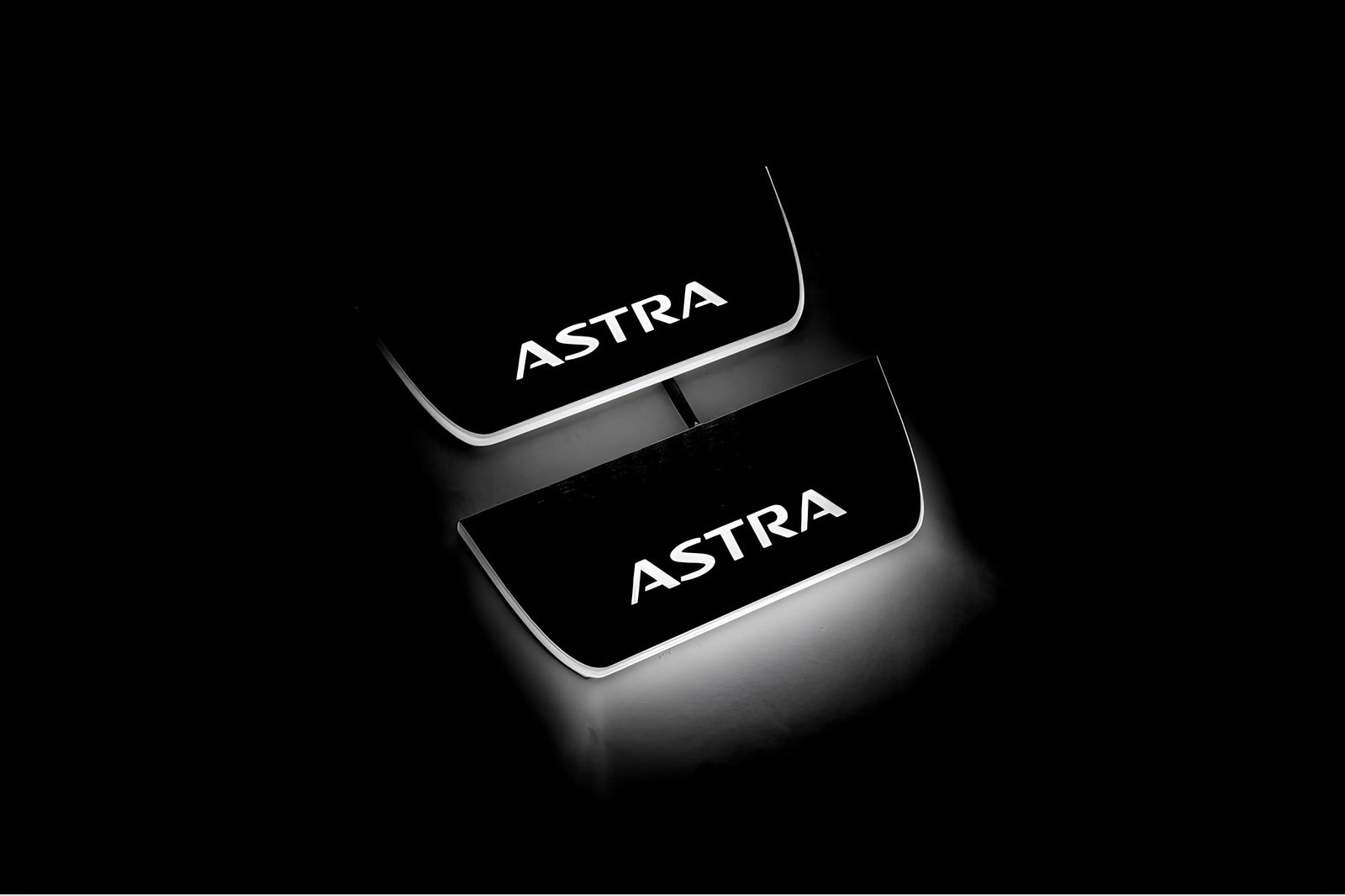 stainless steel door sill plates for Opel Astra J 2009+ with Astra logo
