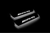Mercedes-Benz S-Class W223 2021+ Stainless Steel LED Door Sills – AMG Logo | Mercedes-Benz S-Class W223 2021+