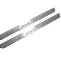 Illuminated LED Door Sill Tread Plates Jeep Renegade 2014+ With Renegade Logo Jeep Led Door Sills opdesign