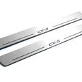 Illuminated LED Door Sill Tread Plates Mazda CX-5 II 2017+ With CX-5 Logo Mazda Led Door Sills opdesign