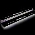 Illuminated LED Door Sill Tread Plates Ford Mondeo IV 2007-2012 With Mondeo Logo Ford Led Door Sills opdesign