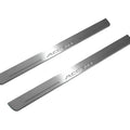 Illuminated LED Door Sill Tread Plates Hyundai Accent 2017+ With Accent Logo Hyundai Led Door Sills opdesign