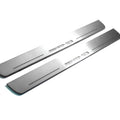 Illuminated LED Door Sill Tread Plates Mercedes ML W164 2005-2011 With AMG Logo Mercedes Led Door Sills opdesign