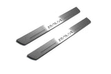 Toyota Rav4 III XA30 2005+ stainless steel illuminated entry guards with Rav4 logo