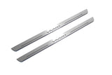 stainless steel door sill plates for Opel Vivaro I X83 2001+ with Vivaro logo