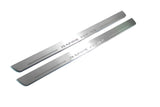 LED door sill plates Range Rover IV 2012+ in stainless steel with Range Rover logo