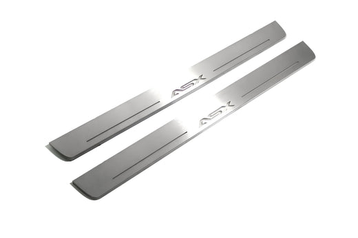Mitsubishi ASX I 2010+ Stainless Steel LED Door Sills – ASX Logo