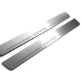 Illuminated LED Door Sill Tread Plates KIA Ceed II 2012-2018 With Cee`d Logo KIA Led Door Sills opdesign
