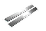 KIA Ceed II 2012+ entry guards in stainless steel with Cee`d logo
