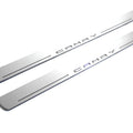 Illuminated LED Door Sill Tread Plates Toyota Camry V70 2018-2024 With Camry Logo Toyota Led Door Sills opdesign