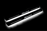 stainless steel LED door sill plates with Honda Accord IX 2013+ with Accord logo