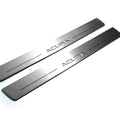 Illuminated LED Door Sill Tread Plates Acura TL IV 2009-2014 With Acura Logo Acura Led Door Sills opdesign