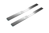 stainless steel LED door sill plates with Hummer H2 2002+ with Hummer logo