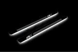 stainless steel LED door sill plates for Volkswagen Passat B6 2005+ with R-Line logo