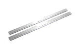 Infiniti G 4D 2007+ stainless steel LED door sill plates with Infiniti logo