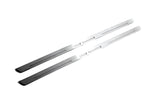 stainless steel LED door sill plates with BMW X5 E53 1999+ with BMW Individual logo