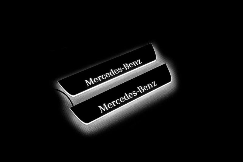 Mercedes-Benz GLE I W166 2015-2019 Stainless Steel LED Door Sills – Mercedes-Benz