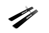 illuminated door sill protectors Toyota Rav4 IV XA40 2012+ stainless steel with Rav4 logo