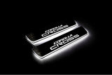 Toyota Corolla Cross Stainless LED Door Sills – Corolla Cross Logo