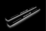stainless steel door sill plates for Mazda 6 III 2012+ with Mazda 6 logo