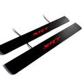 Jeep Grand Cherokee IV 2010-2021 Illuminated Matte Sill Plates with logo SRT Jeep Led Door Sills PRO opdesign