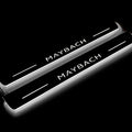 Illuminated LED Door Sill Tread Plates Mercedes V-Class W447 2014+ With Maybach Logo Mercedes Led Door Sills opdesign