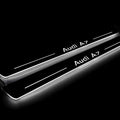 Audi A7 C7 2010-2018 LED Door Sills Illuminated Scuff Audi A7 Logo Stainless Steel Entry Guards Door Sills decoinfabric