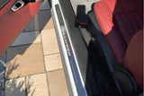 LED door sill plates for Dodge Challenger 2008+ stainless steel with Challenger logo