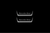 Mercedes B W246 Stainless Steel LED Door Sills – Mercedes-Benz Logo
