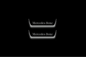 Mercedes B W246 Stainless Steel LED Door Sills – Mercedes-Benz Logo