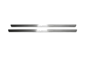 Illuminated LED Door Sill Tread Plates BMW X5 E53 1999-2006 With BMW Individual Logo BMW Led Door Sills opdesign